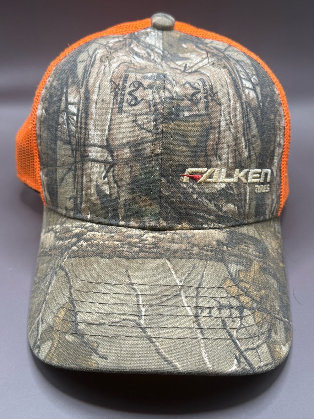 Port Authority Bright Orange Mesh Trucker Cap